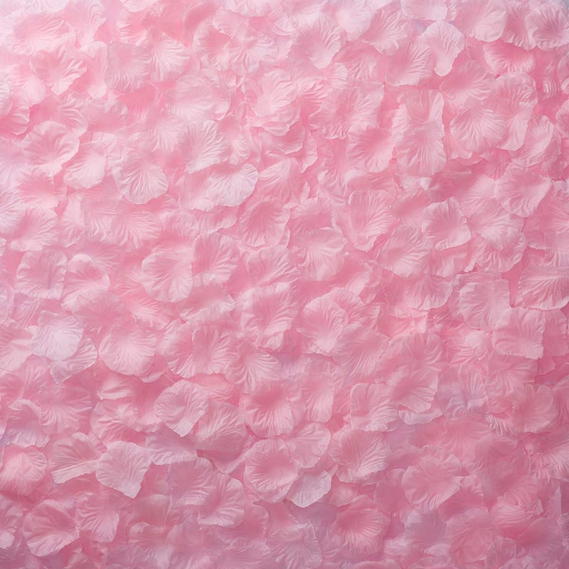 BESKIT 3000 PCS Pink Artificial Silk Rose Petals for Romantic Night, Wedding, Party, Anniversary Flower Decorations - Image 3